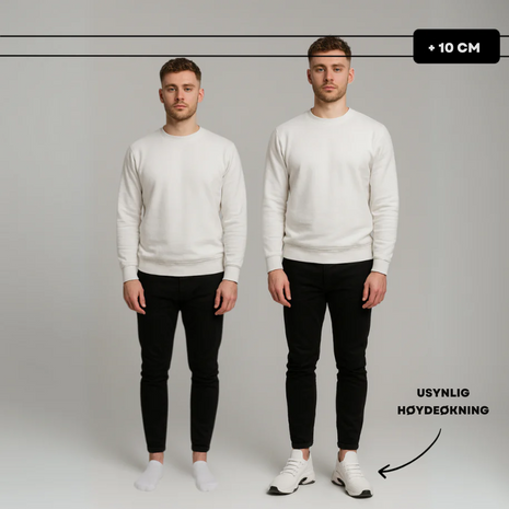 Alex | Øk høyden din (+6 cm, +8 cm, +10 cm)